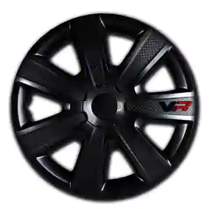 Alpena VR Carbon Fiber and Black 15in Wheel Cover 4 Pack